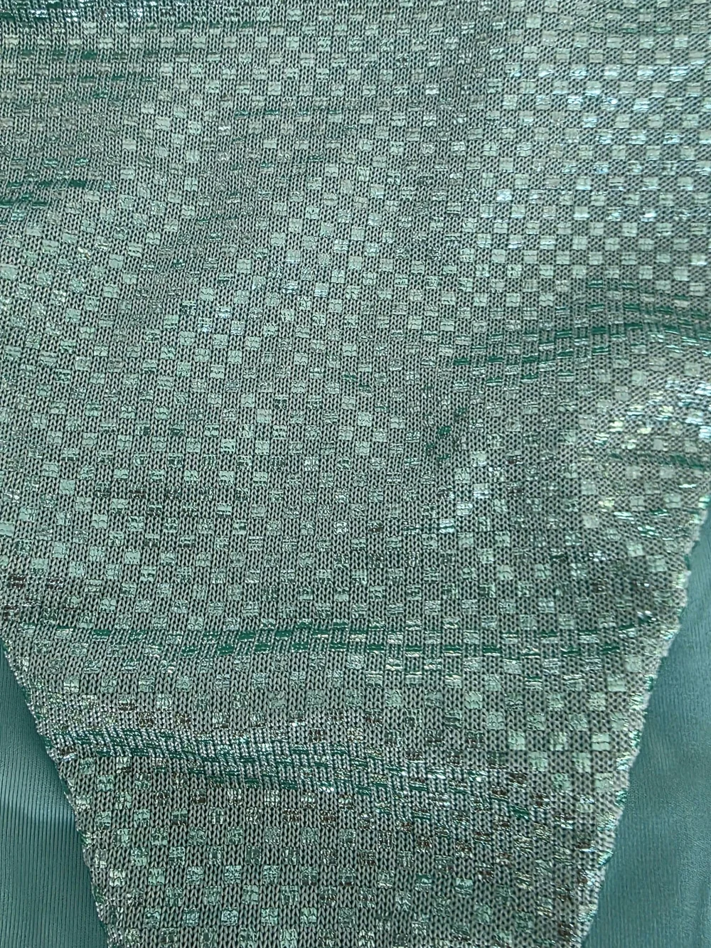 Calzedonia teal triangle